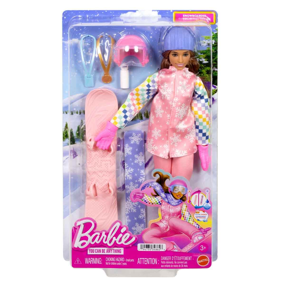Barbie Kariyer Bebeği Snowboard Sporcusu JKF78