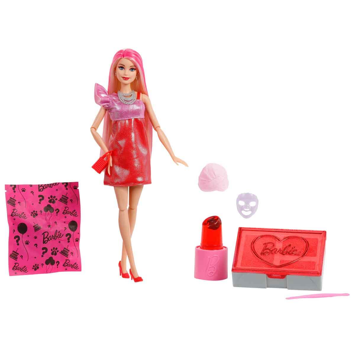 Barbie Parti Paketi Minik Dostumun Doğum Günü Sarışın Bebek JFY68
