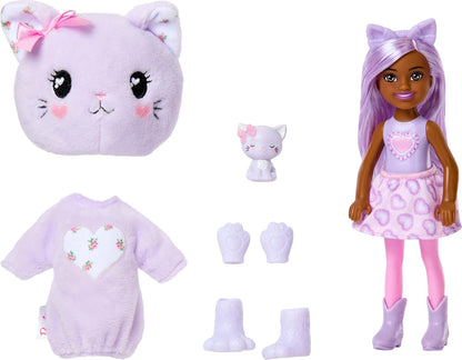 Barbie Cutie Reveal Sevimli Ayıcıklar Chelsea Küçük Bebekler ve Aksesuarları JGH75