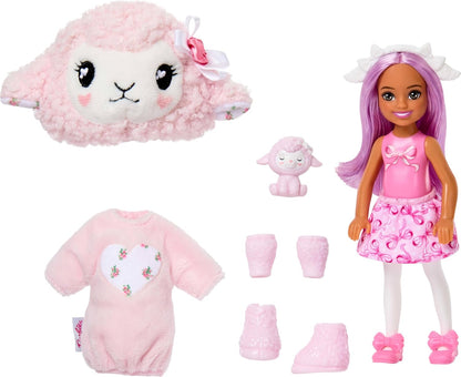 Barbie Cutie Reveal Sevimli Ayıcıklar Chelsea Küçük Bebekler ve Aksesuarları JGH75