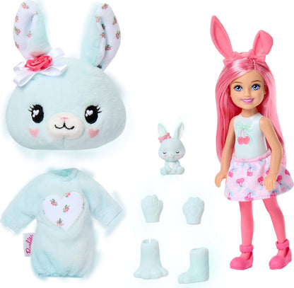 Barbie Cutie Reveal Sevimli Ayıcıklar Chelsea Küçük Bebekler ve Aksesuarları JGH75