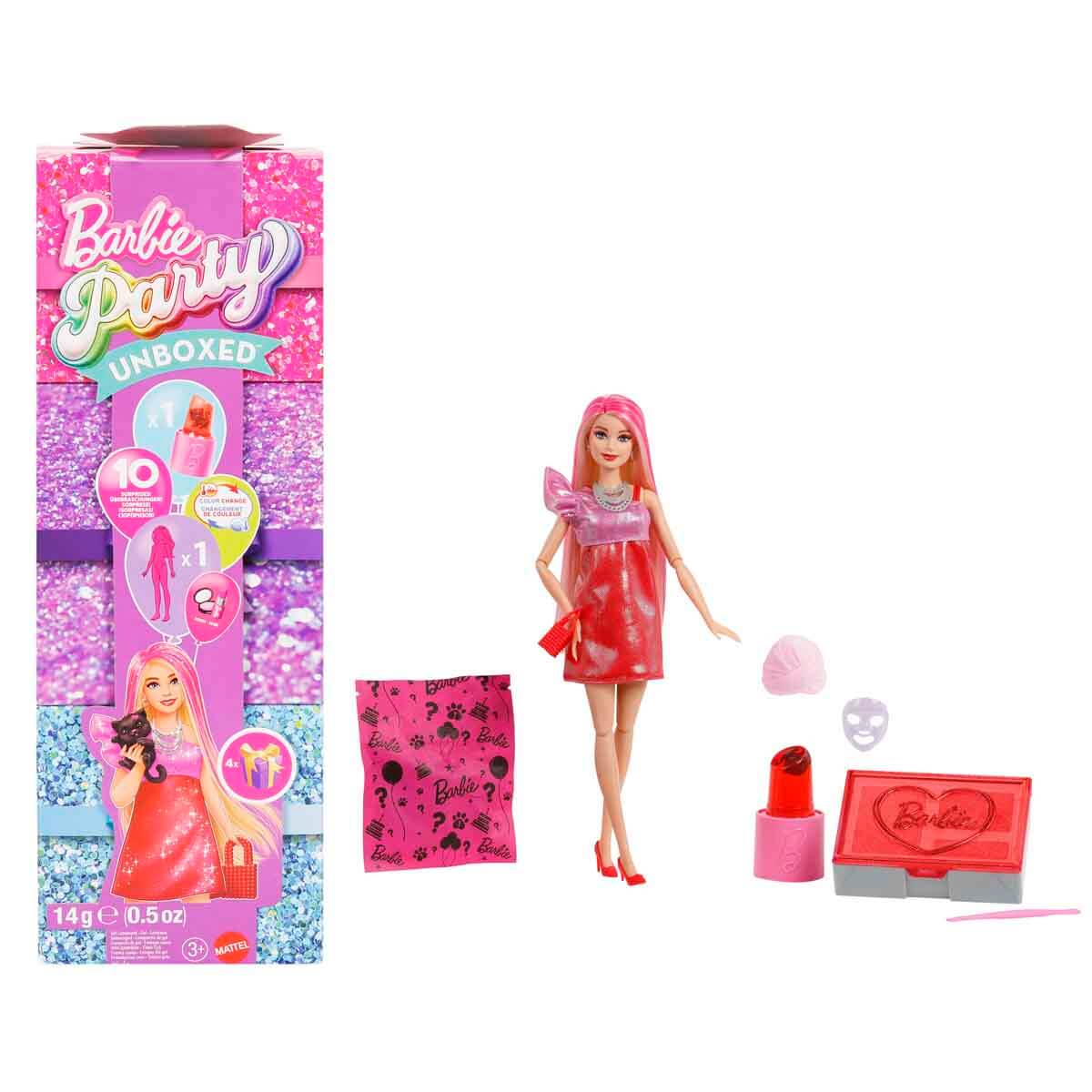 Barbie Parti Paketi Minik Dostumun Doğum Günü Sarışın Bebek JFY68