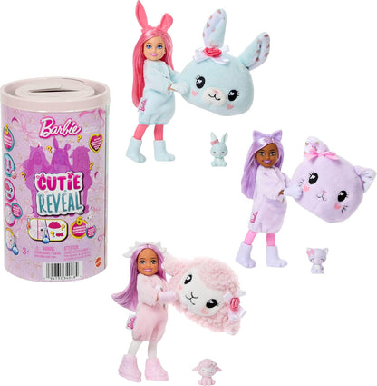Barbie Cutie Reveal Sevimli Ayıcıklar Chelsea Küçük Bebekler ve Aksesuarları JGH75