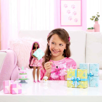 Barbie Parti Paketi Minik Dostumun Doğum Günü Serisi Mavi Kutu JFG71