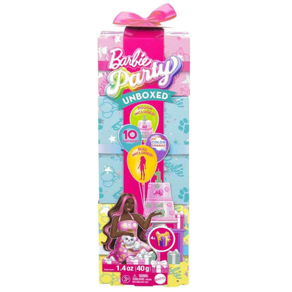 Barbie Parti Paketi Minik Dostumun Doğum Günü Serisi Mavi Kutu JFG71