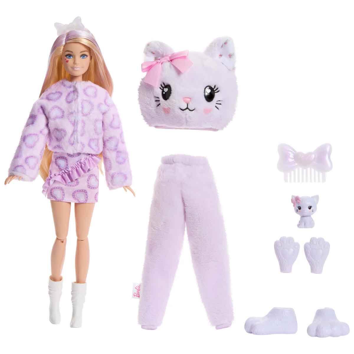 Barbie Cutie Reveal Kedicik Serisi JJP64