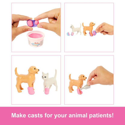 Barbie'nin Veteriner Kliniği Bebek ve Aksesuarları JFX93