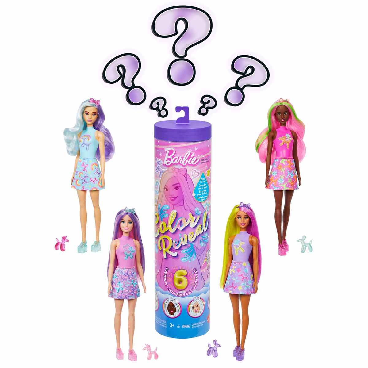 Barbie Color Reveal Balondan Hayvan Figürleri Serisi JFV58