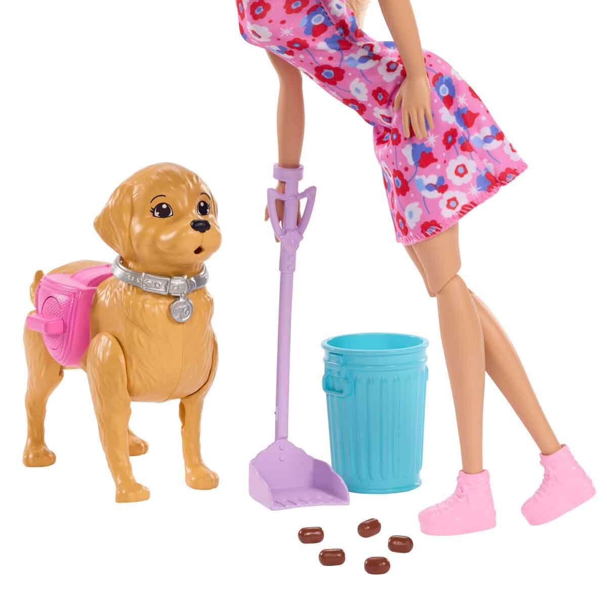 Barbie ve Köpekçiğin Yürüyüş Zamanı Oyun Seti JJB46