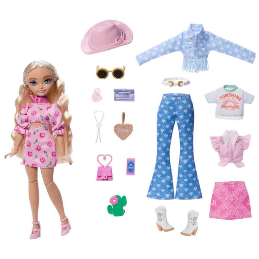 Barbie Dream Besties Festival Kombinleri Malibu Bebeği JGH87